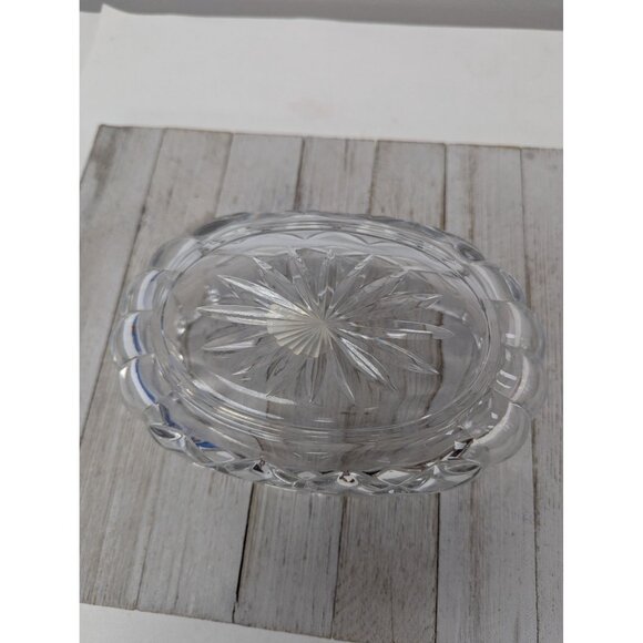 Vintage 1950's BLOCK Handmade Lead Crystal Bowl Made In Czech Republic - Picture 8 of 8
